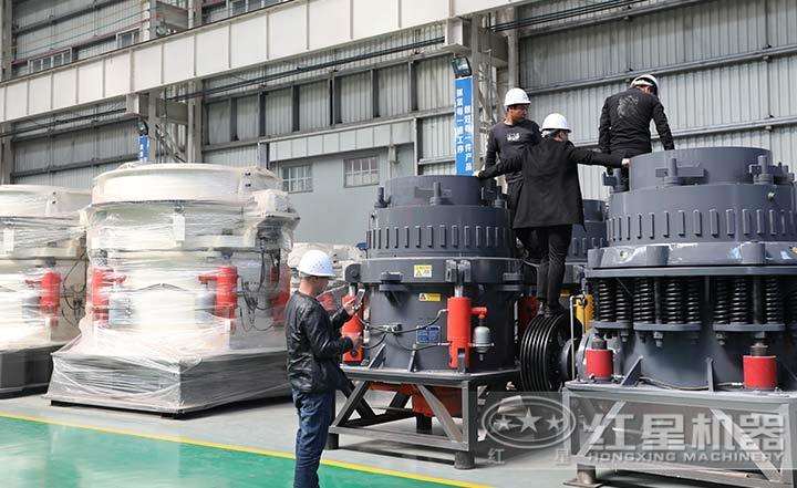 全液壓圓錐破碎機，液壓過載保護裝置，自動調節出料粒度